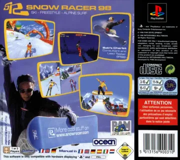 Snow Racer 98 (EU) box cover back